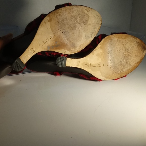 Laundry Red Leapord Wedge Heels - Picture 5 of 8